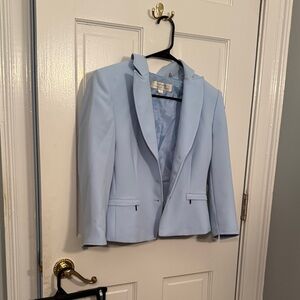 Tahari Sky Blue Jacket